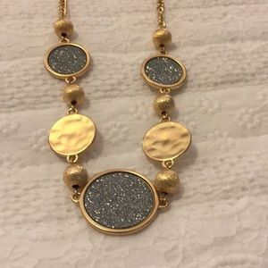 Gold and Silver long Necklace